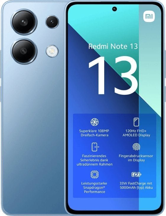 Xiaomi Redmi Note 13 8/256GB Modrý  (52924)