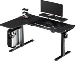 Ultradesk Winger čierne 155 cm x 111 cm