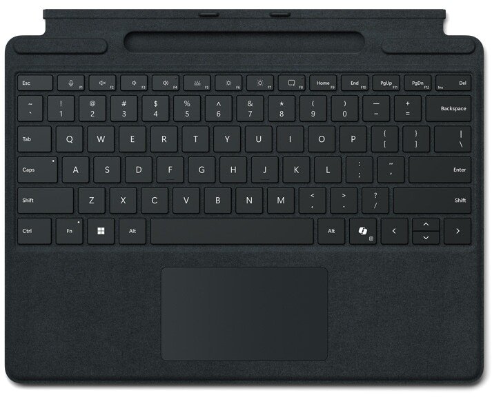 Microsoft Surface Pro9/10 Typecover with Slim Pen Storage COMM black United Kingdom (8XB-00141)