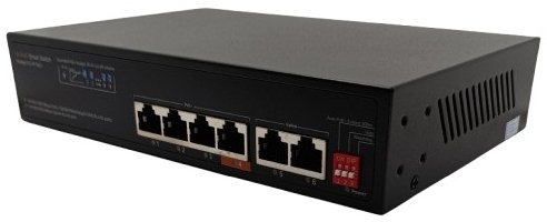 Hismart PoE switch 1000Mbps 4 portów +2G uplink