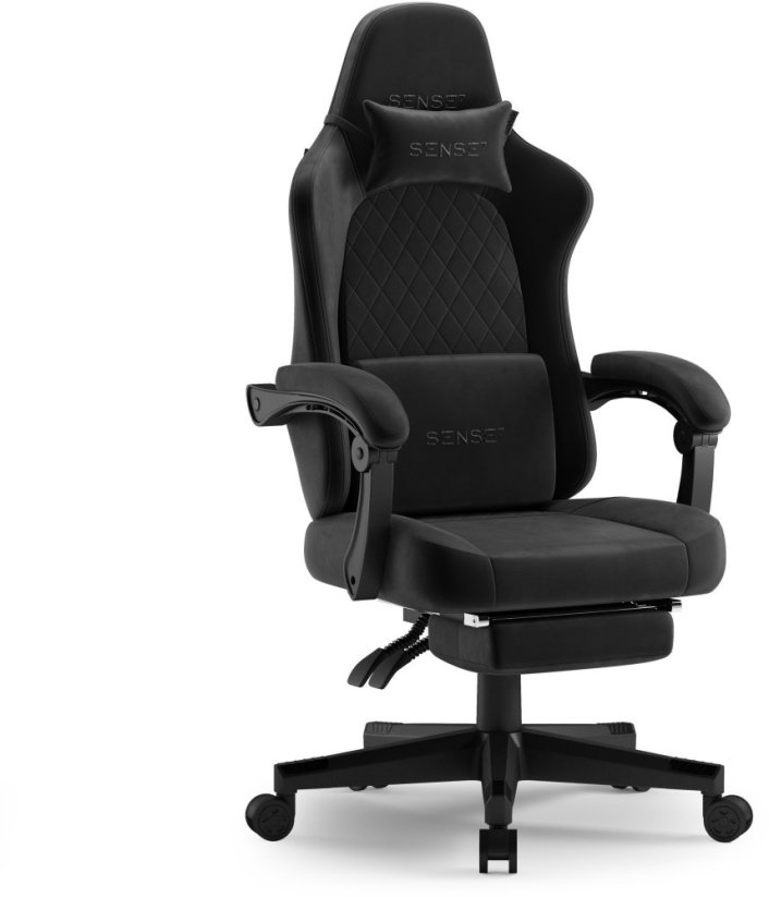 SENSE7 DEVON alcantara czarny