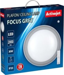 Activejet Plafon LED Activejet AJE-FOCUS Grey + pilot