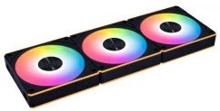 Lian Li UNI FAN CL FLEX Wireless PWM-ventilátor, ARGB - 120mm, Čierny, Sada 3 sztuk z kontrolerem (G9F.12CL1F3B.00)