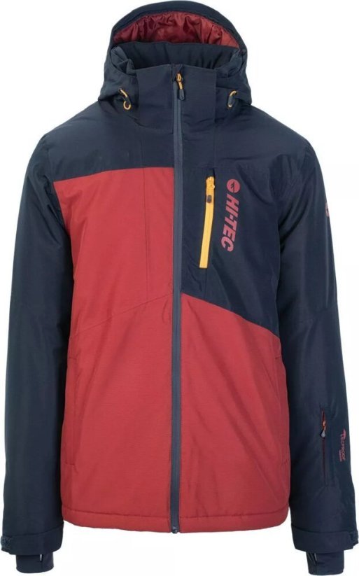 Hi-Tec Pánske Bunda narciarska ocieplana Hi-tec Alpir sky captain/merlot Rozmer XXL