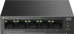 TP-Link TP-Link LiteWave switch LS105GP (5xGbE, 4xPoE+, 65W, fanless)