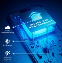 Arlo Arlo Pro 5 Spotlight, surveillance camera (white/black, 3-pack, WiFi, spotlight, 2K resolution)