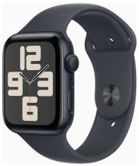 Apple Watch SE GPS 44mm Midnight Alu Sport M/L Čierny  (MXEK3ET/A)