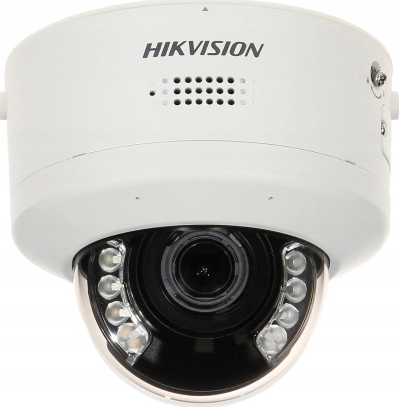 Hikvision dome DS-2CD2747G2H-LIPTRZS2U/SL F2.8-12 (balta, 4 MP, 40 m. IR, ColorVu)