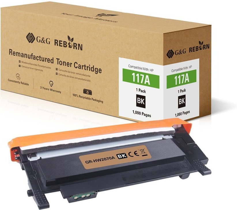 G&G Reborn-Toner kompatybilny z HP 117A / W2070A (21277)