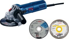 Bosch GWS 9-125 S (0.601.396.102) + Bosch tarcza do metalu i diamentowa