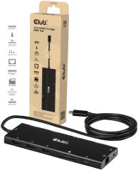 Club 3D CLUB3D stacja dokująca przewodowa USB 3.2 Gen 1 (3.1 Gen 1) Type-C Čierny (CSV-2556)