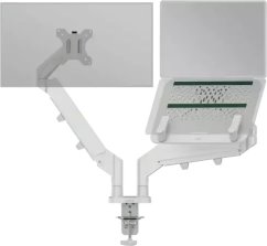 Leitz Leitz Ergo pladsbesparende dual monitor arm & Notebook arm Grå