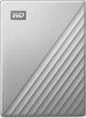 WD WD My Passport Ultra for Mac WDBGKC0060BSL - Festp - verschlusselt - 6 TB - extern (tragbar) - USB 3.2 Gen 1 (USB-C Steckverbinder) - 256-Bit-AES - Silber
