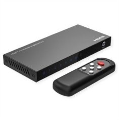 Roline Prepínač HDMI ROLINE, 4x1, 8K60Hz, s obládaním zdalnego sterowania