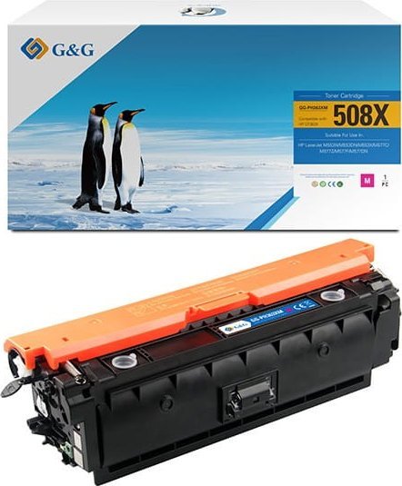 G&G kompatybilny toner z HP CF363X, NT-PH363XM, HP 508X, magenta, 9500s, high capacity