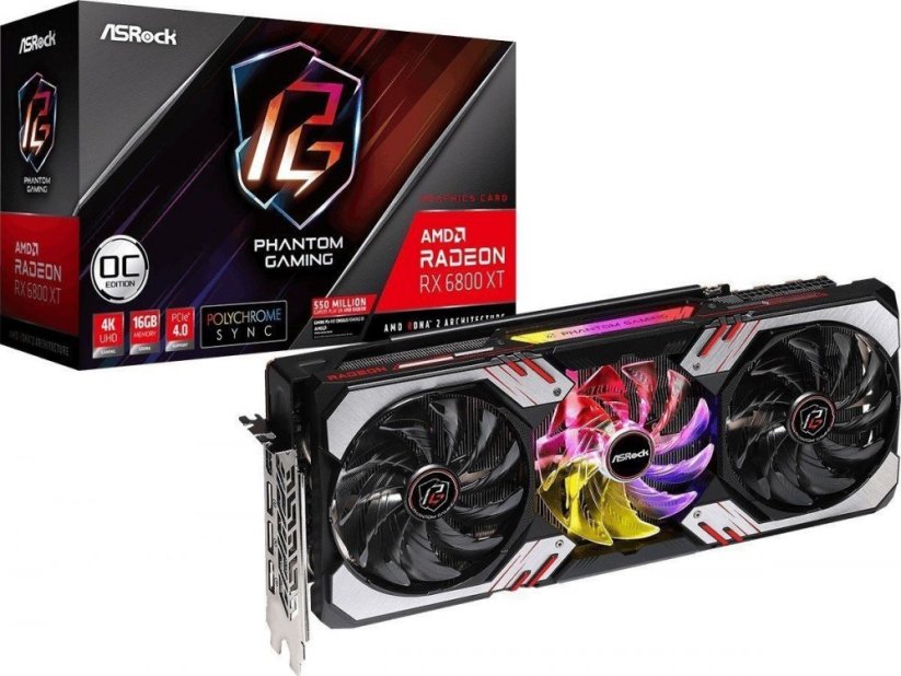 ASRock Radeon RX 6800 XT Phantom Gaming OC 16GB GDDR6 (RX6800XT PG 16GO)