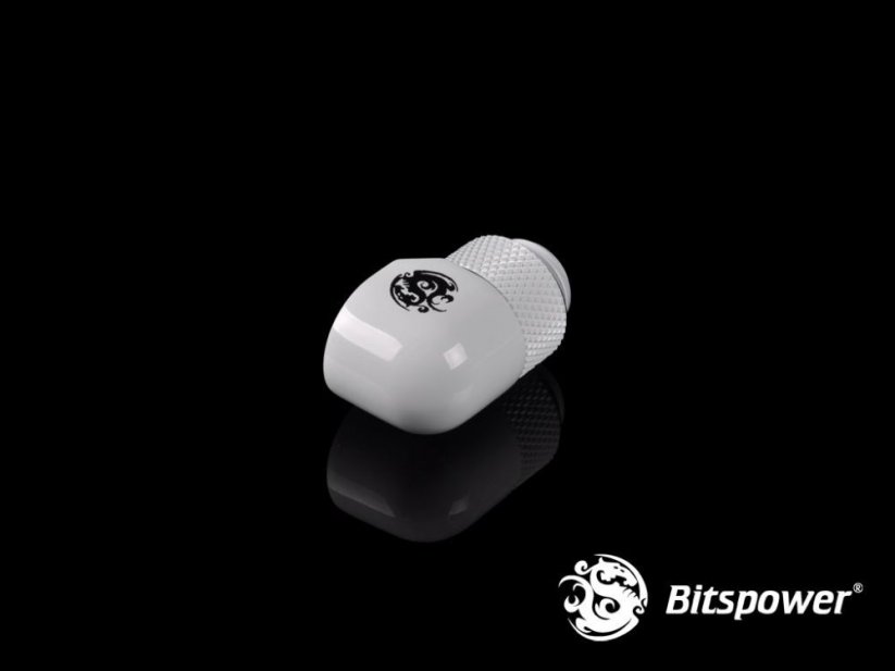 BitsPower 1/4", Biely (BP-DW90R)