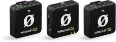 IK Multimedia RODE Wireless ME Dual - Kompaktowy bezprzewodowy system mikrofonowy z dwoma nadajnikami do nagrywania dwukanałowego (Čierny)