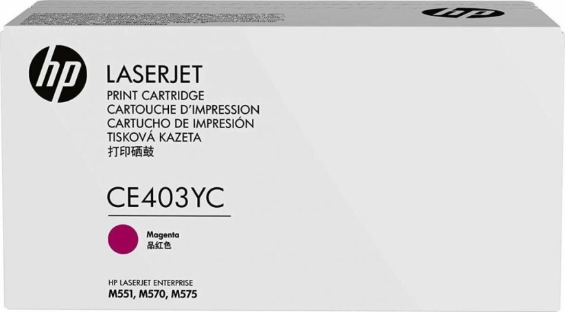 HP 507Y Magenta Cyan Originál  (CE403YC)