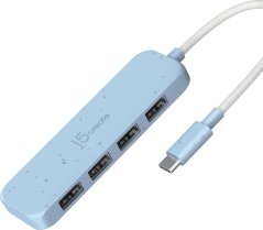 j5create j5create JCH341EC USB 3.2 Gen 1 (3.1 Gen 1) Type-C 10000 Mbit/s Cyjan