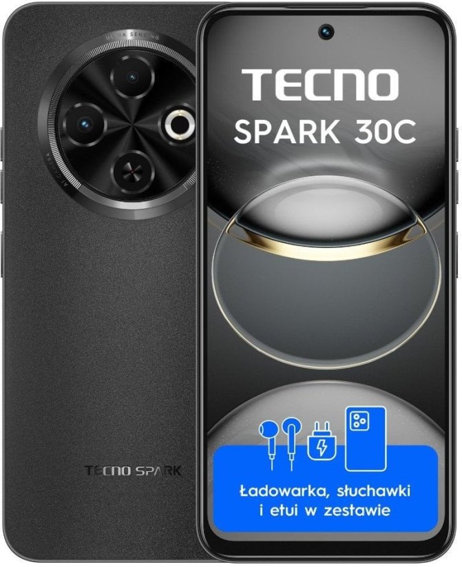 Tecno Spark 30C 4/128GB Czarny  (4894947051746)