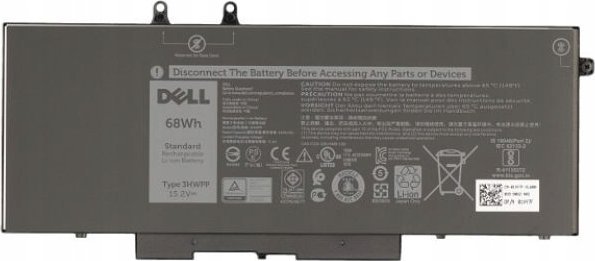 Dell Battery, 68WHR, 4 Cell,