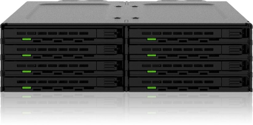 Icy Box IcyDock  8x2.5" SATA/SAS in 1x5.25"m bay mobile rack