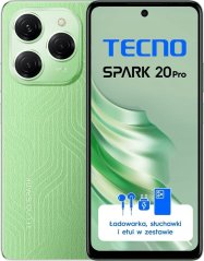 Tecno Spark 20 Pro 8/256GB Zelený  (KJ6_256+12_MSG)