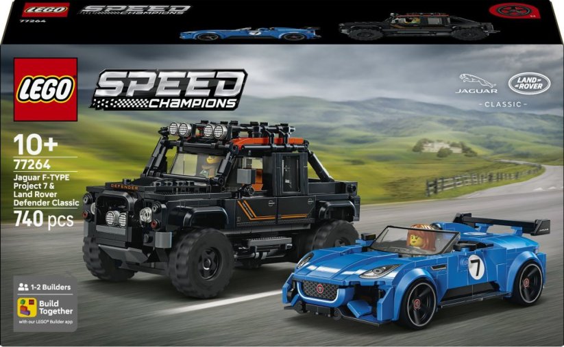 LEGO Speed champions Jaguar Project 7 i Land Rover Defender (77264)