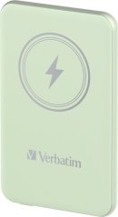 Verbatim Powerbank Verbatim Charge 'n' Go Magnetic Wireless 5000mAh USB-C PD 3.0 Green