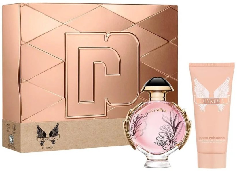 Paco Rabanne Set Paco Rabanne: Olympea Blossom, Eau De Parfum, For Women, 80 ml + Olympea Blossom, Hydrating, Body Lotion, 100 ml For Women