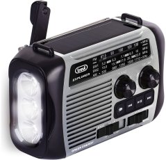 Trevi Radija RA 7F30 BT Sivý akumulátor słoneczny bat.