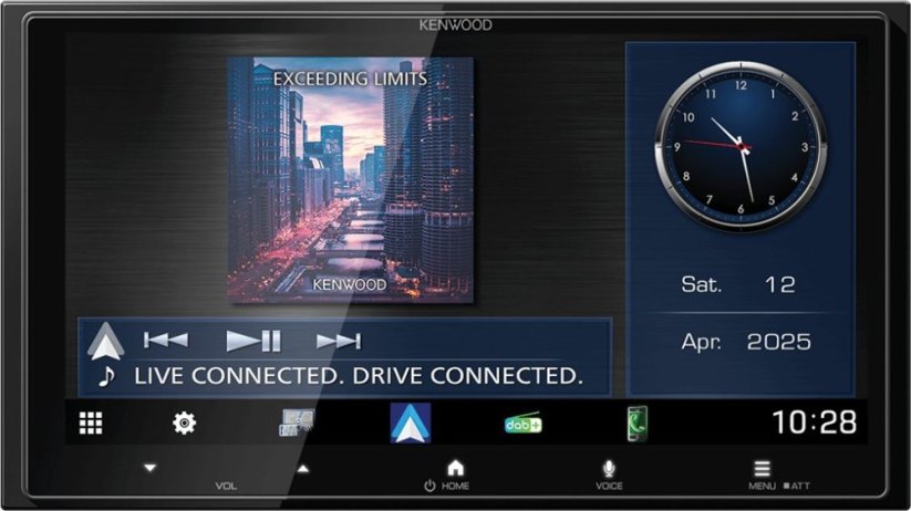 Kenwood DMX-7525DABS 2-DIN WIFI multimedia, Bluetooth, USB