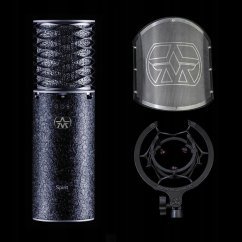 NoName Aston Microphones Spirit Black Bundle Mikrofon pojemnościowy + pop filtr