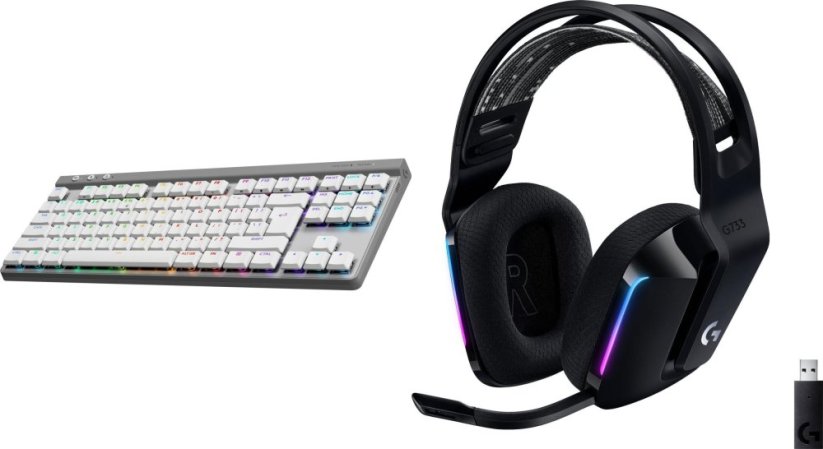 Logitech G515 Lightspeed TKL  (920-012539) + G733 Lightspeed Czarne (981-000864)