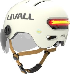 Livall City L23-M-WHTo senzorom pádu SOS a LED diódou