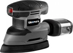 Graphite Szlifierka oscylacyjna delta 180W, stopa 140 x 140 x 80 mm 59G336