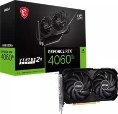 MSI GeForce RTX 4060 Ti Ventus 2X Black OC 16GB GDDR6