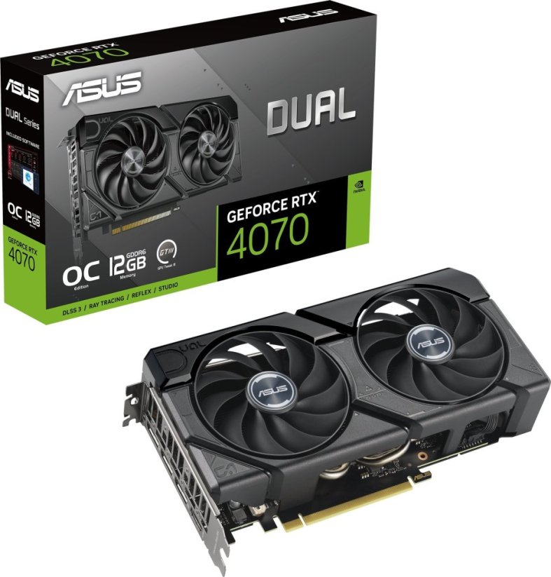 Asus Dual GeForce RTX 4070 EVO OC 12GB GDDR6 (DUAL-RTX4070-O12GD6-EVO)