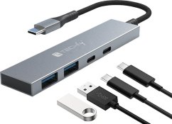 Techly Hub USB 4p. 2USB 3.2-2USB-C