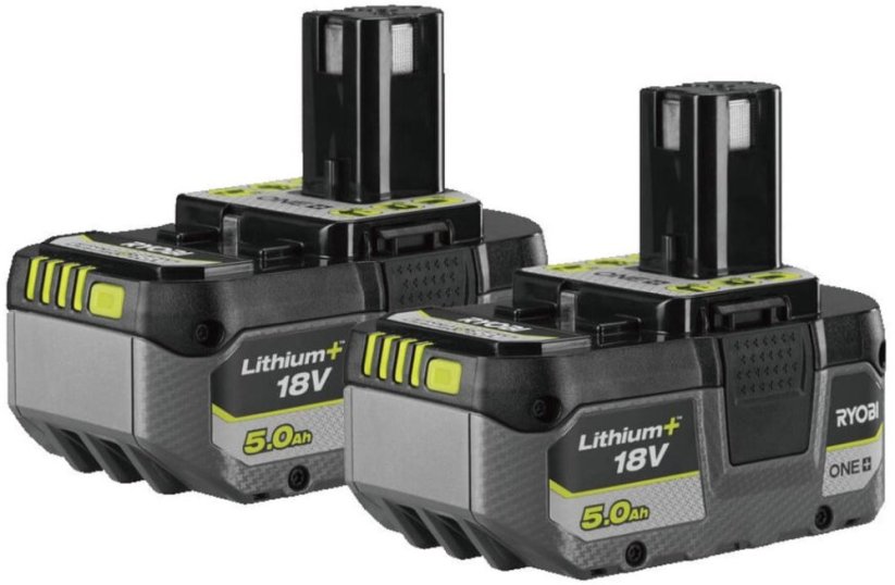 Ryobi Battery set RYOBI RB1850X2F24, 18 V, 2 x 5.0 Ah Li-ion