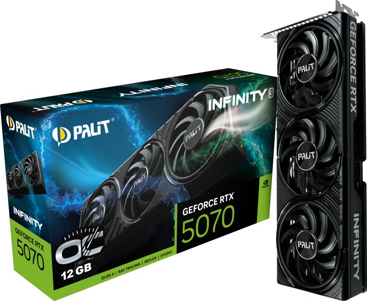 Palit GeForce RTX 5070 Infinity 3 OC 12GB GDDR7 DLSS4