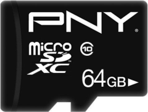 PNY Performance Plus MicroSDXC 64 GB Class 10  (P-SDU64G10PPL-GE)