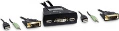 Inter-Tech Inter-Tech KVM Switch LS-21DA DVI (black)