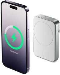 Alogic Alogic Matrix Universal Magnetic MagSafe Powerbank 5000mAh White