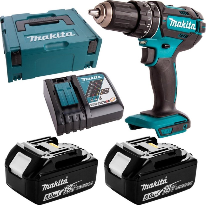 Makita DHP482RTJ 18 V 2 x akumulátor 5 Ah