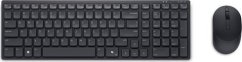 Dell Dell | Silent Keyboard and Mouse | KM555 | Keyboard and Mouse Set | Wireless | Ukrainian (QWERTY) | Black | 2.4 GHz, Bluetooth 5.1 | Wireless connection