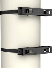 TOA Chief Structural Column Adapter Wall Mount - Black - Landscape - Element montażowy (Adapter kolumnowy) - do LCD-Display - Stal, Beton (FCASCA)