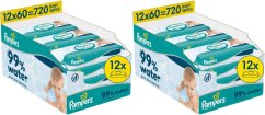 Pampers Chusteczki nawilżane Aqua 24x60 szt. Plastic Free