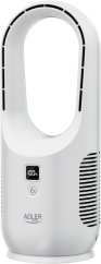 Adler Bladeless Rechargeable Fan AD 7343 Desk Fan Diameter 14 cm Liczba prędkości 3 Biely